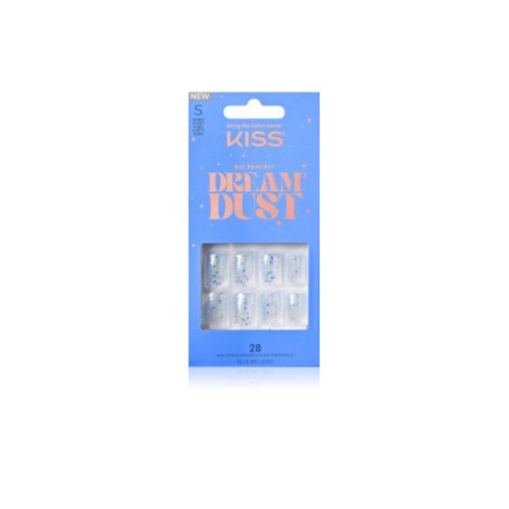 Lac de unghii, Kiss, Dream Dust Gel Fantasy, multicolor