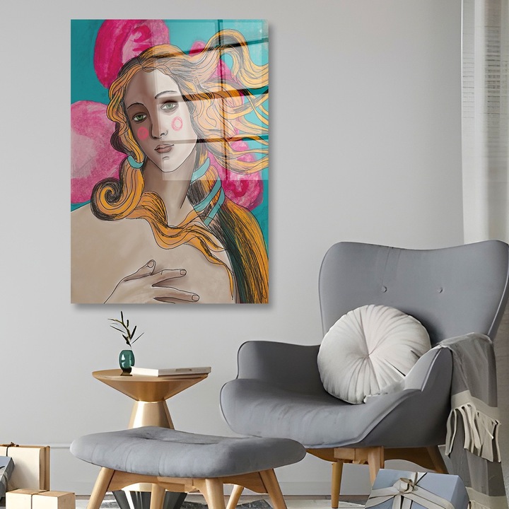 Dekoratív kép edzett üvegből, Wallity, 40x60cm