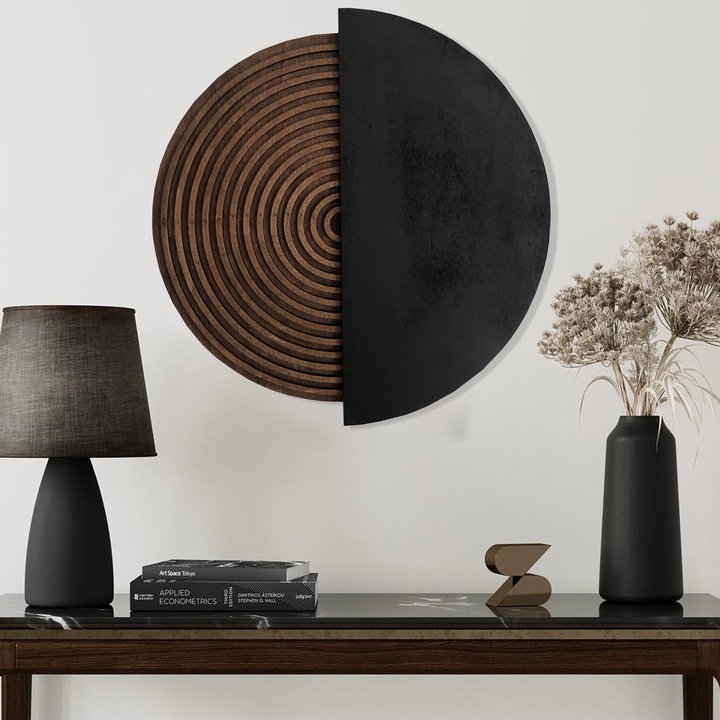 Dekoratív fali kiegészítő, Wallity, 50x50cm, rétegelt lemez, kézzel készített