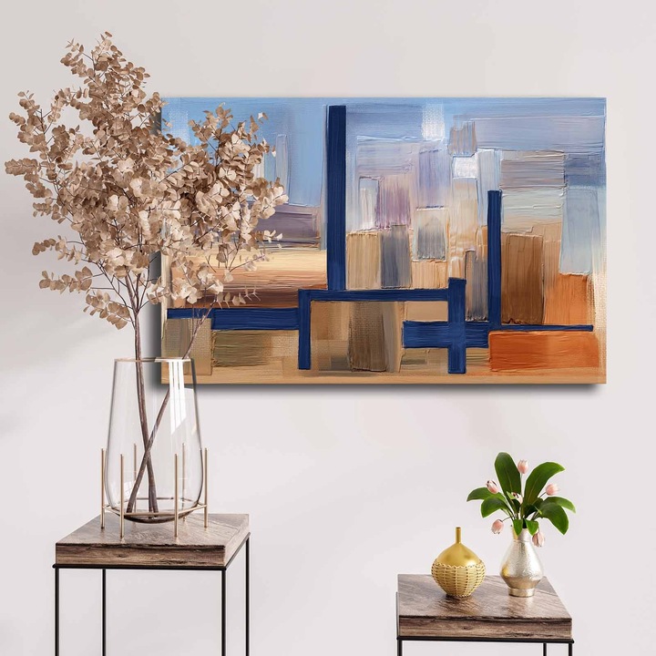 Dekoratív festmény, Wallity, 45x70cm, 100% vászon, 100% fenyőfa