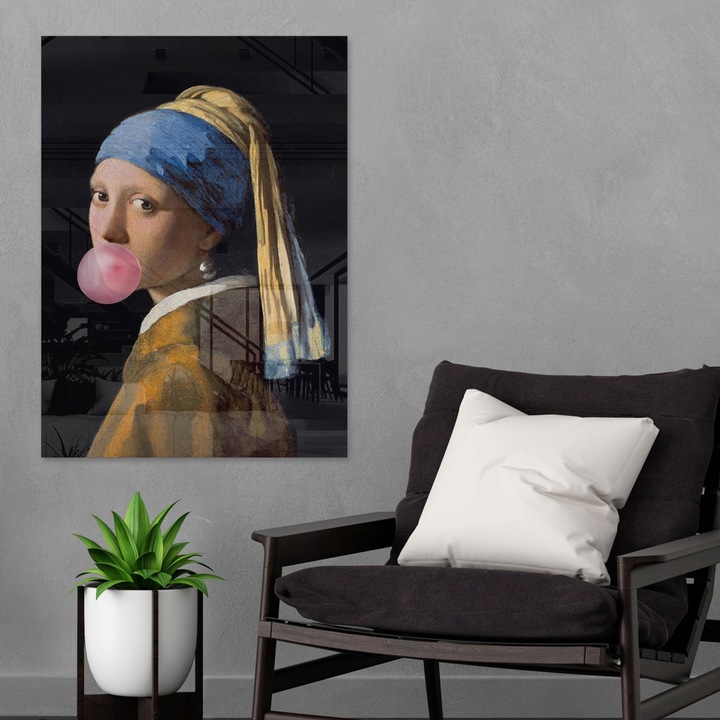 Dekoratív kép edzett üvegből, Wallity, 40x60cm