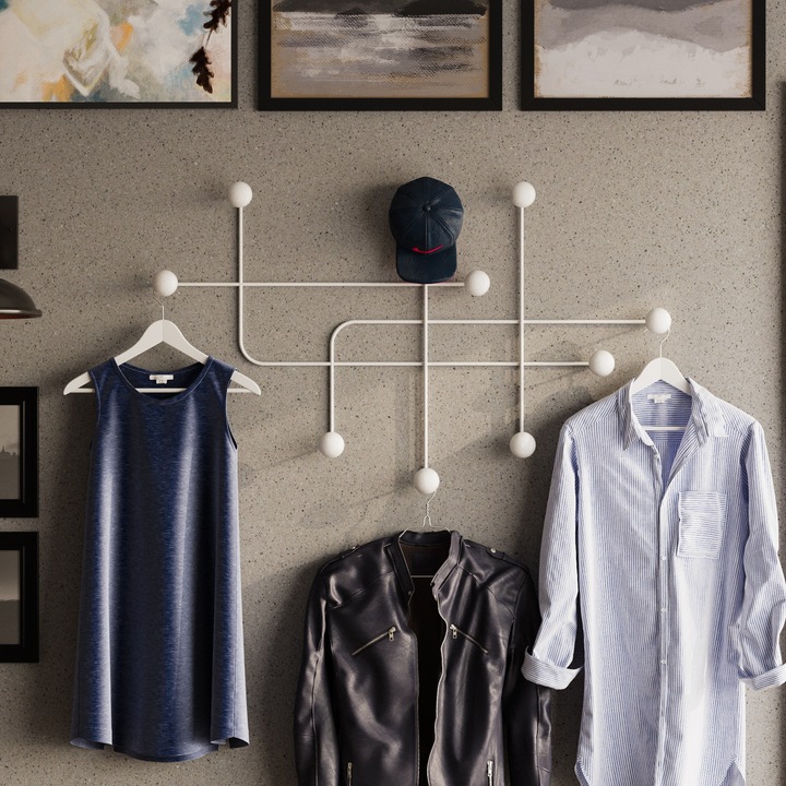 Fém fali akasztó, Wallity, 9mm, 107x64x10cm, 10kg