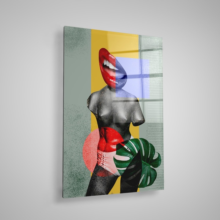 Dekoratív kép edzett üvegből, Wallity, 70x100cm