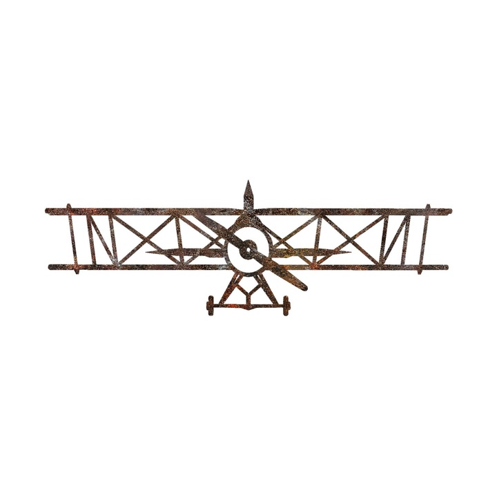 Dekoratív fali dekoráció, fémből készült, Wallity, 23x70cm, 1,5mm vastagság, kézzel készített