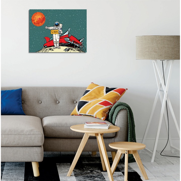 Dekoratív festmény, Wallity, 30x40cm, 60% pamut, 40% poliészter