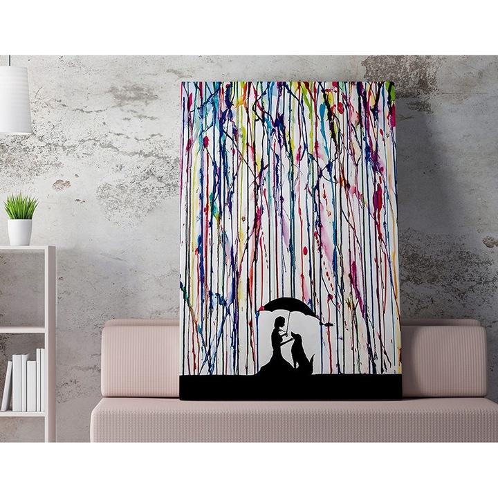 Dekoratív festmény, Wallity, 70x100cm, digitális nyomtatás, vászon, fakeret 2x3cm