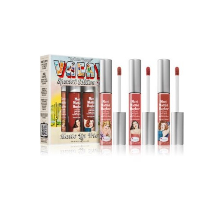 TheBalm matt ajakrúzs készlet, 167 árnyalat, többszínű