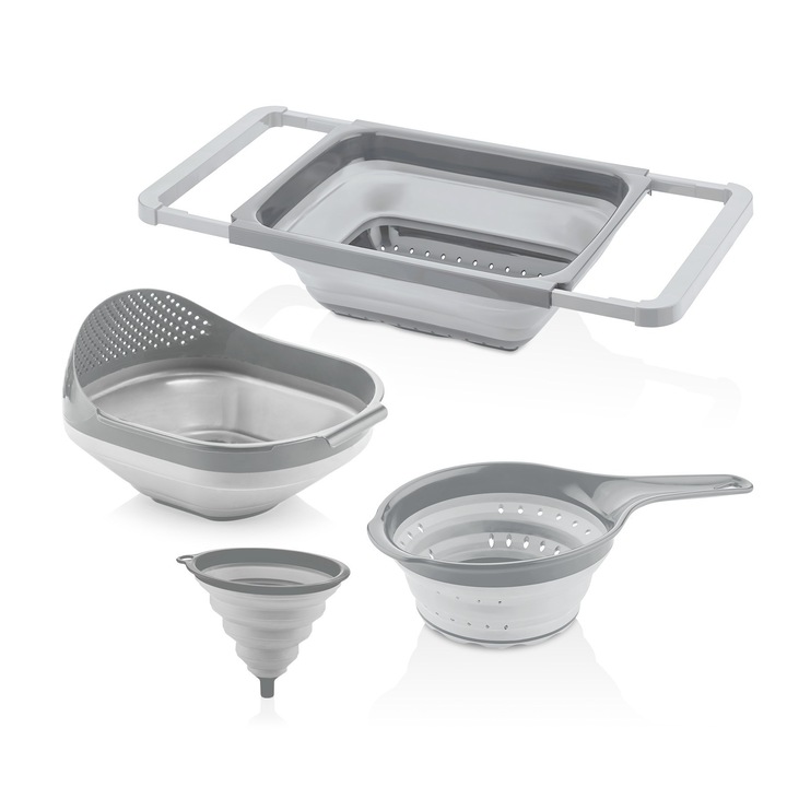 Комплект цедки 5 части, Hermia Concept, 11,5x11,5x13см, 38,5x26,3x12см, 27,5x23x15,5см, 37x18,5x8,7см