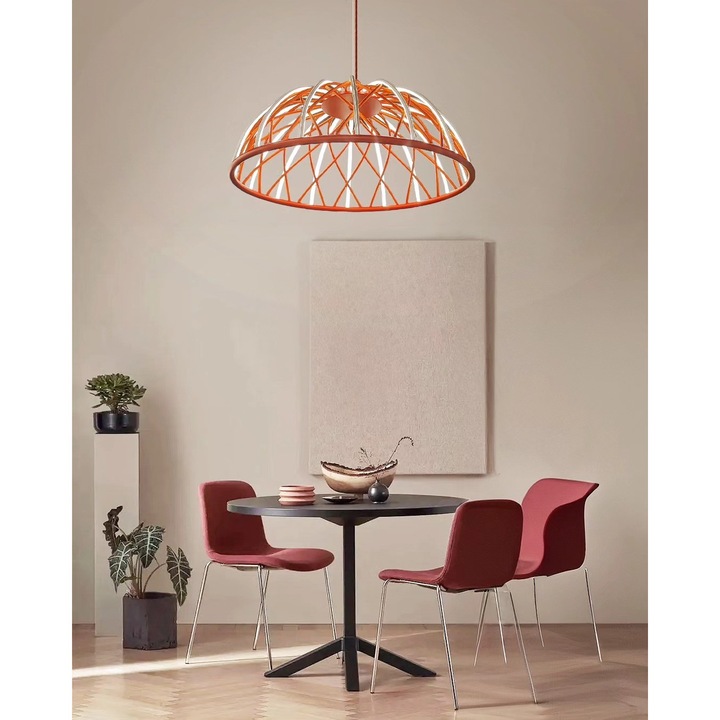 Pendul Opviq 1666, metal, rosu, 60x120cm