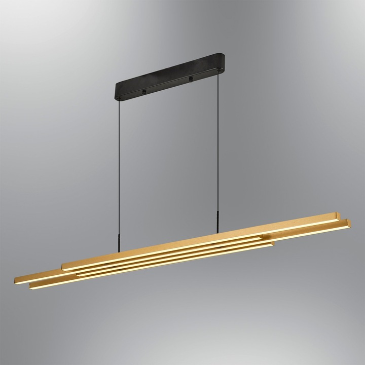 Lustra Opviq Krakow C1146, metal+acril, 65W LED, 3000K, 13x13x12cm