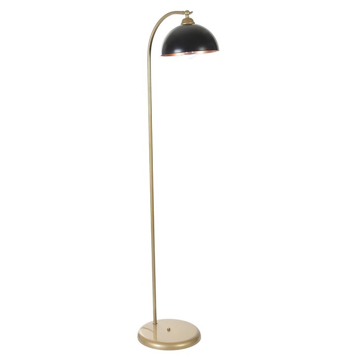Lampadar Opviq Azra, 30x154cm, negru/auriu