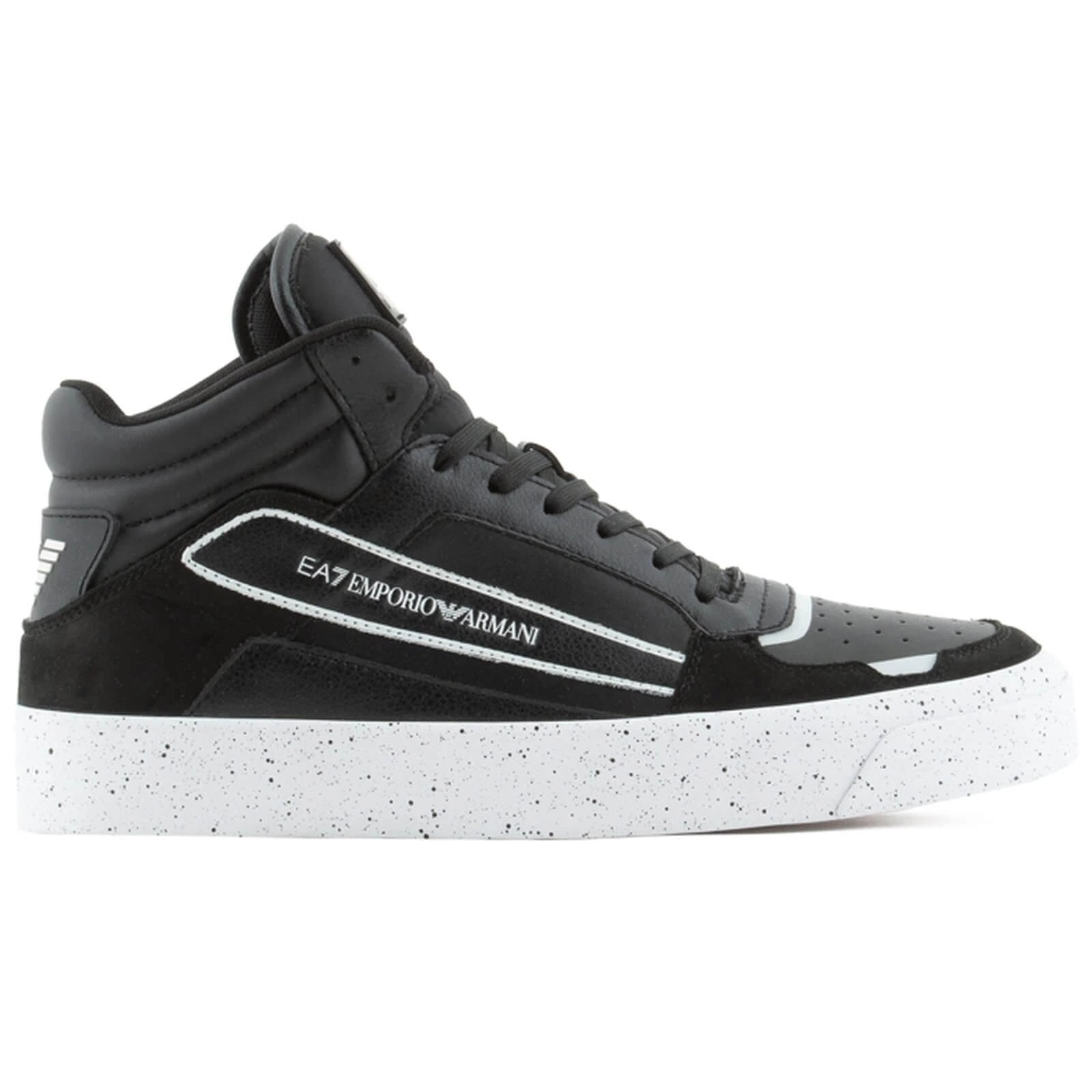 【R&B】xplicit Pantofi sport Emporio Armani EA7 Basked Retro Negru 39 1/3 EU