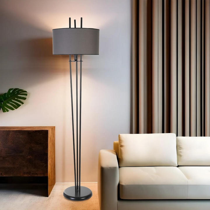 Opviq állólámpa, Belen modell, sötétszürke, 165 cm, 30x45 cm, 1 darabos szett