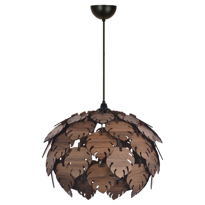 Lustra Opviq UAV013, MDF 3mm, E27, 27x40cm, înălțime 67cm