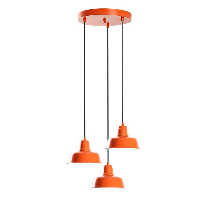 Candelabru metalic, Opviq 2254, portocaliu