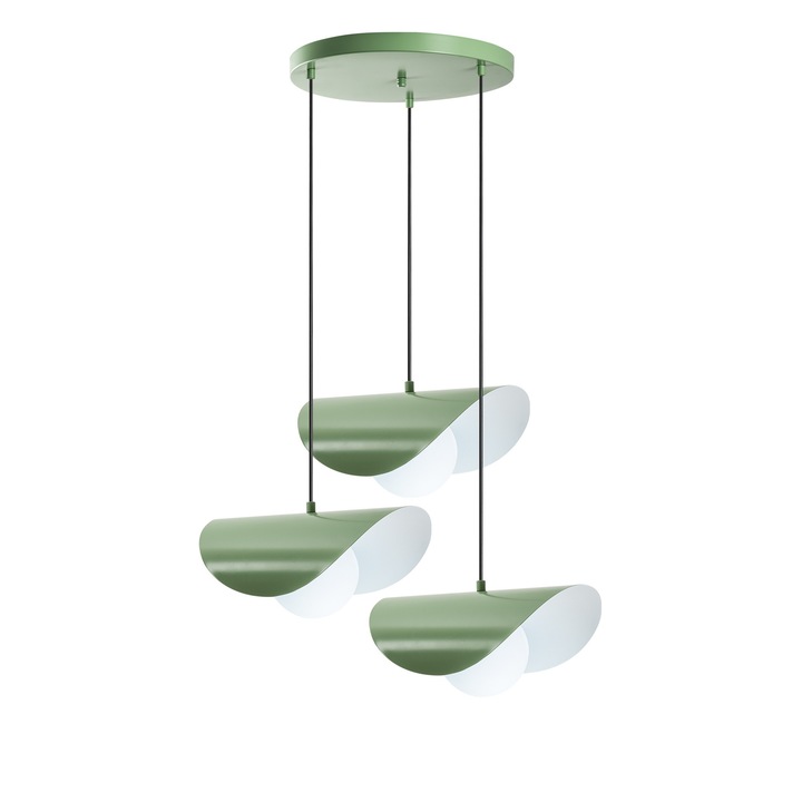 Candelabru metalic, menta, Opviq 2281