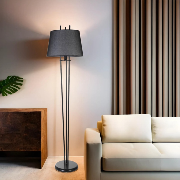 Opviq állólámpa, Belen modell, fekete, 165 cm, 30x45 cm, 1 darabos szett