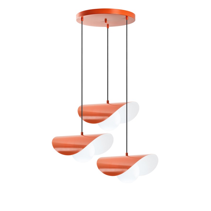 Candelabru portocaliu, Opviq 2282, metal