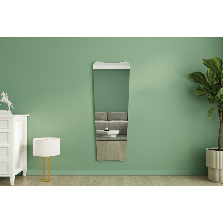 Woody Fashion Vitros ökológiai tükör 55x150x2.2cm homokszínű