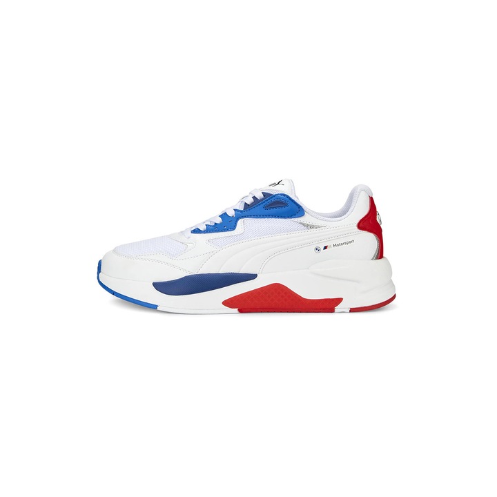 Puma, Pantofi sport de piele ecologica cu insertii de plasa BMW X