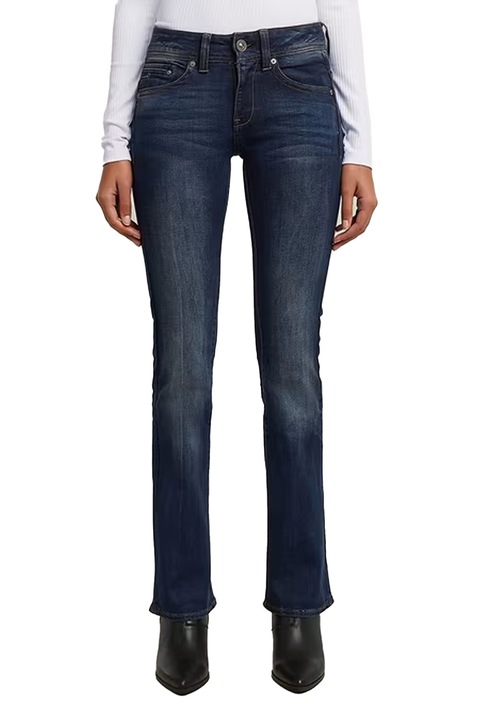 Blugi de damă G-Star RAW Midge Bootcut, Croială bootcut, Talie medie, Bleumarin, Albastru