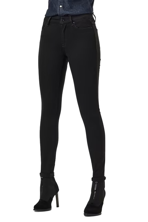 Blugi de dama G-Star RAW Shape High Super Skinny 6967606 16113-23, Talie inalta, Picior super skinny, W25-L32, Negru