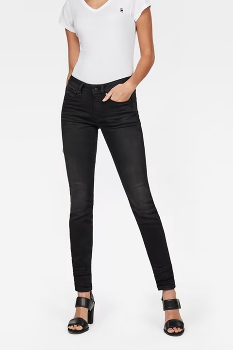 G-STAR, Вталени дънки с лиосел, Черен