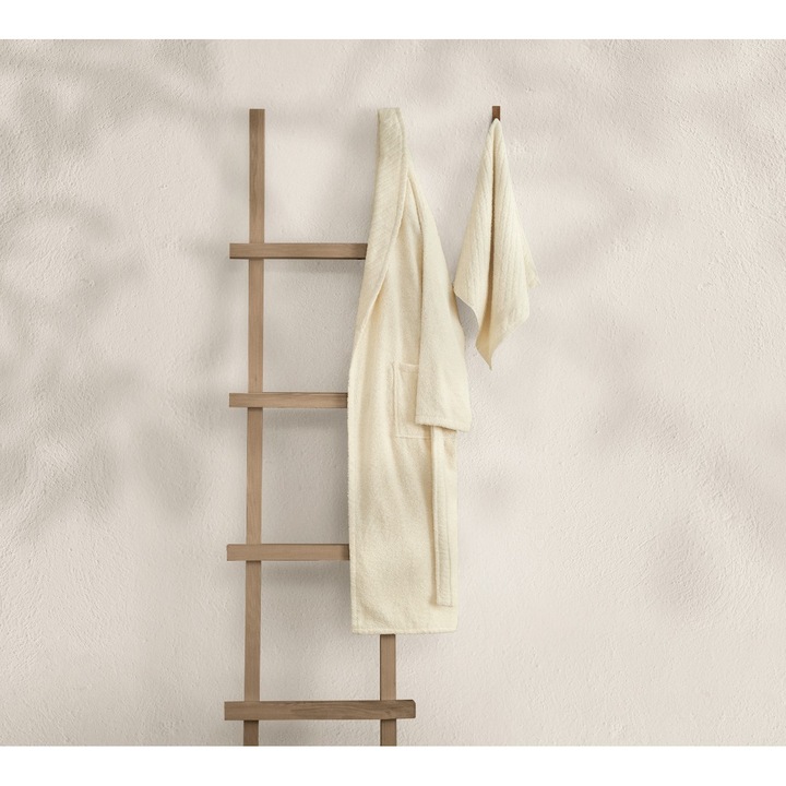 Set halate baie, COLOUR COTTON, bumbac colorat, marime S/M, prosop 50x90cm