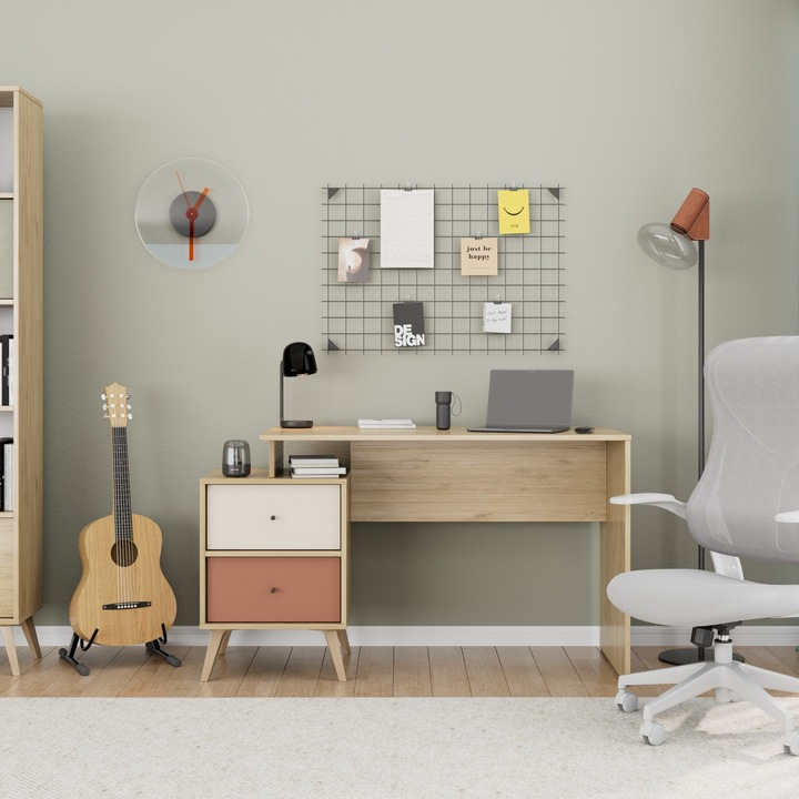 Birou de studiu ella, Woody Fashion 2965