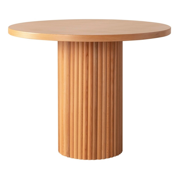 Masa de dining, Woody Fashion, lemn, 100x100cm, maro