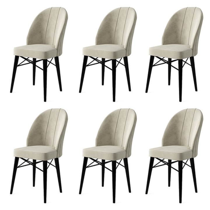 Комплект столове (6 части) Sarah, Woody Fashion 3058