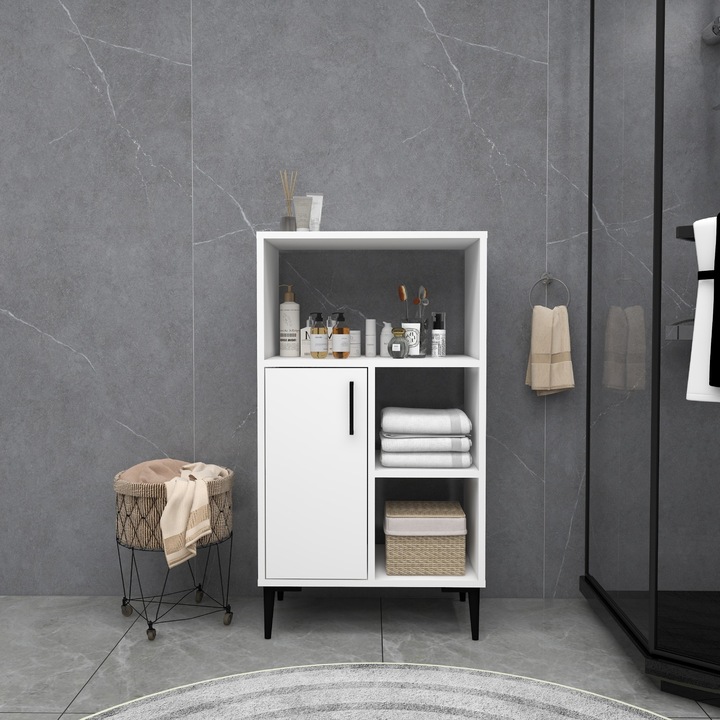 Dulap multifunctional, Woody Fashion, PAL, alb