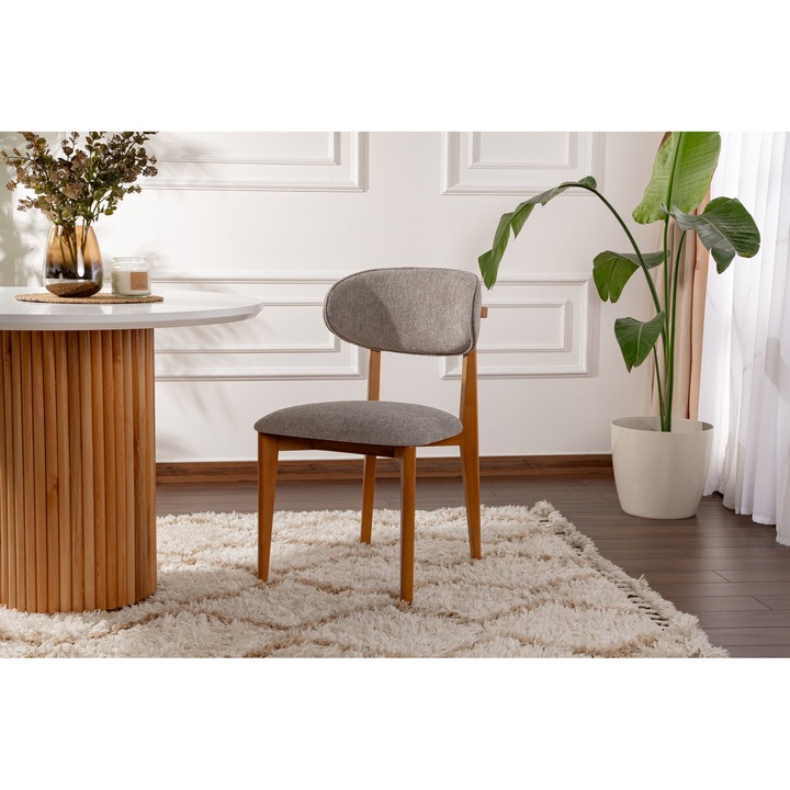 Set scaune Aileen, Woody Fashion, 100% bumbac, 53x86x58cm, multicolor