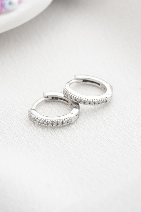 Cercei din argint 925, Heliophilia, argintiu