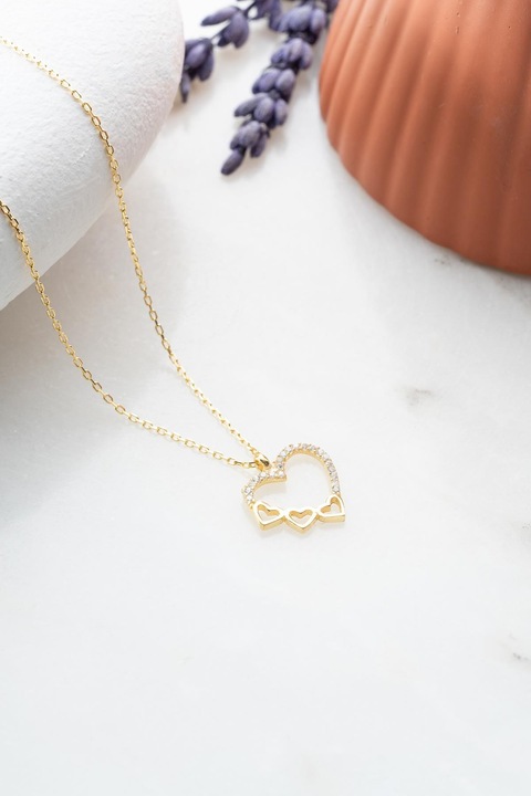 Colier din argint Siena, Heliophilia, auriu