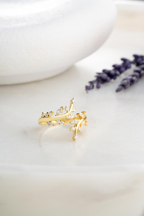 Inel de argint Mikayla, Heliophilia, rose