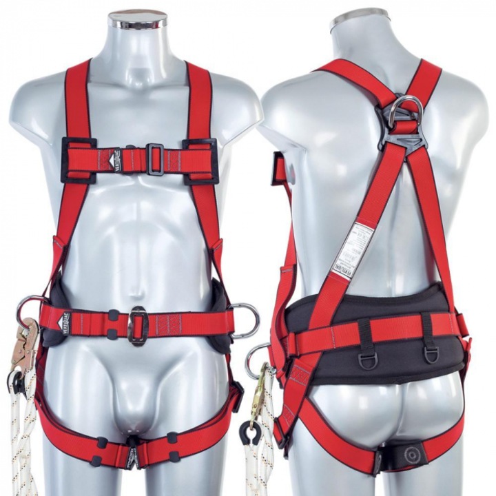 Centura complexa multifunctionala Vertiqual CLASSIC V41 RADON S-M ROSU