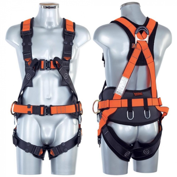 Centura complexa multifunctionala Vertiqual POWER&COMFORT V5 ENDEAVOUR S-M PORTOCALIU