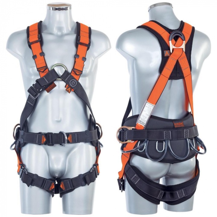 Centura complexa Vertiqual POWER&COMFORT V53 ORBITER, multifunctionala S-M PORTOCALIU