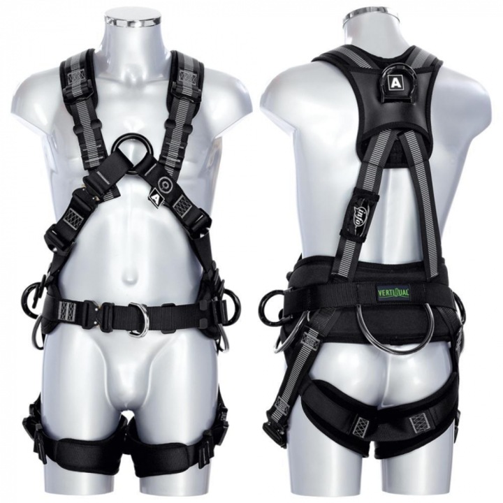 Centura complexa multifunctionala alpinism utilitar Vertiqual EVO V53 ORBITER S-M NEGRU