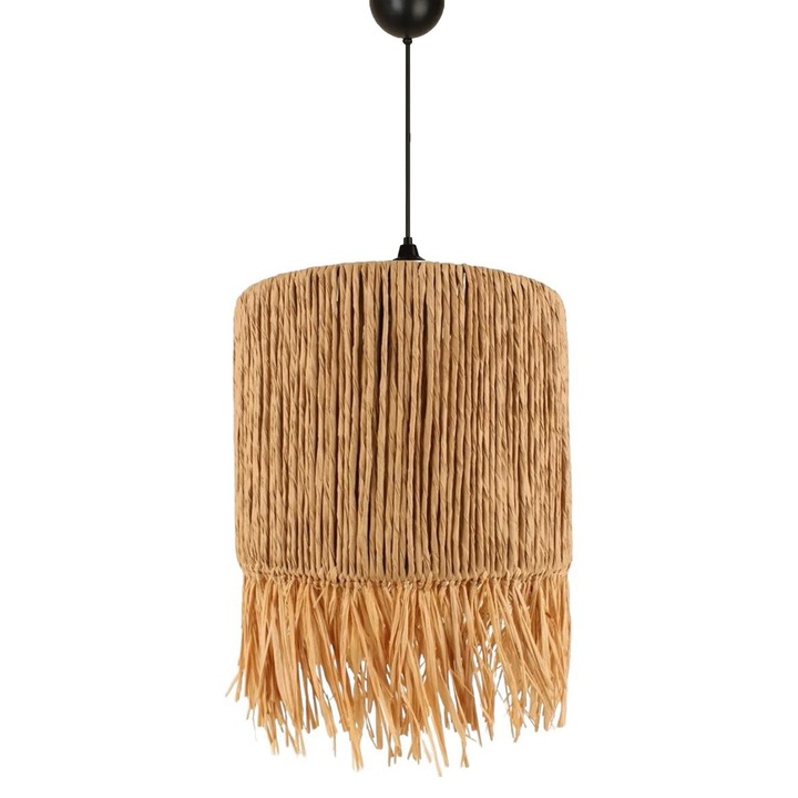 Lustra Peyton, Opviq, plastic, diametru 25cm, inaltime ajustabila 25-67cm, 1xE27, 220-240V