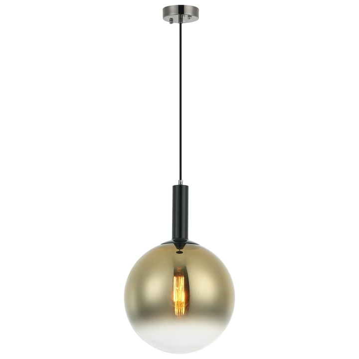 Lustra Lilah, Opviq, metal, dimensiuni 30x30cm, inaltime ajustabila 80-170cm, soclu E27