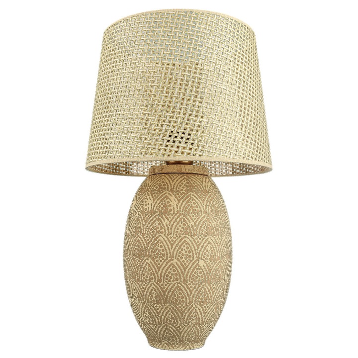 Lampa de masa kehlani, Opviq, crem