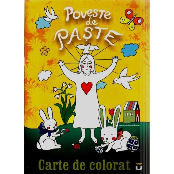 Poveste de Paste - Carte de colorat