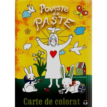 Poveste de Paste - Carte de colorat Poveste de Paste - Carte de colorat