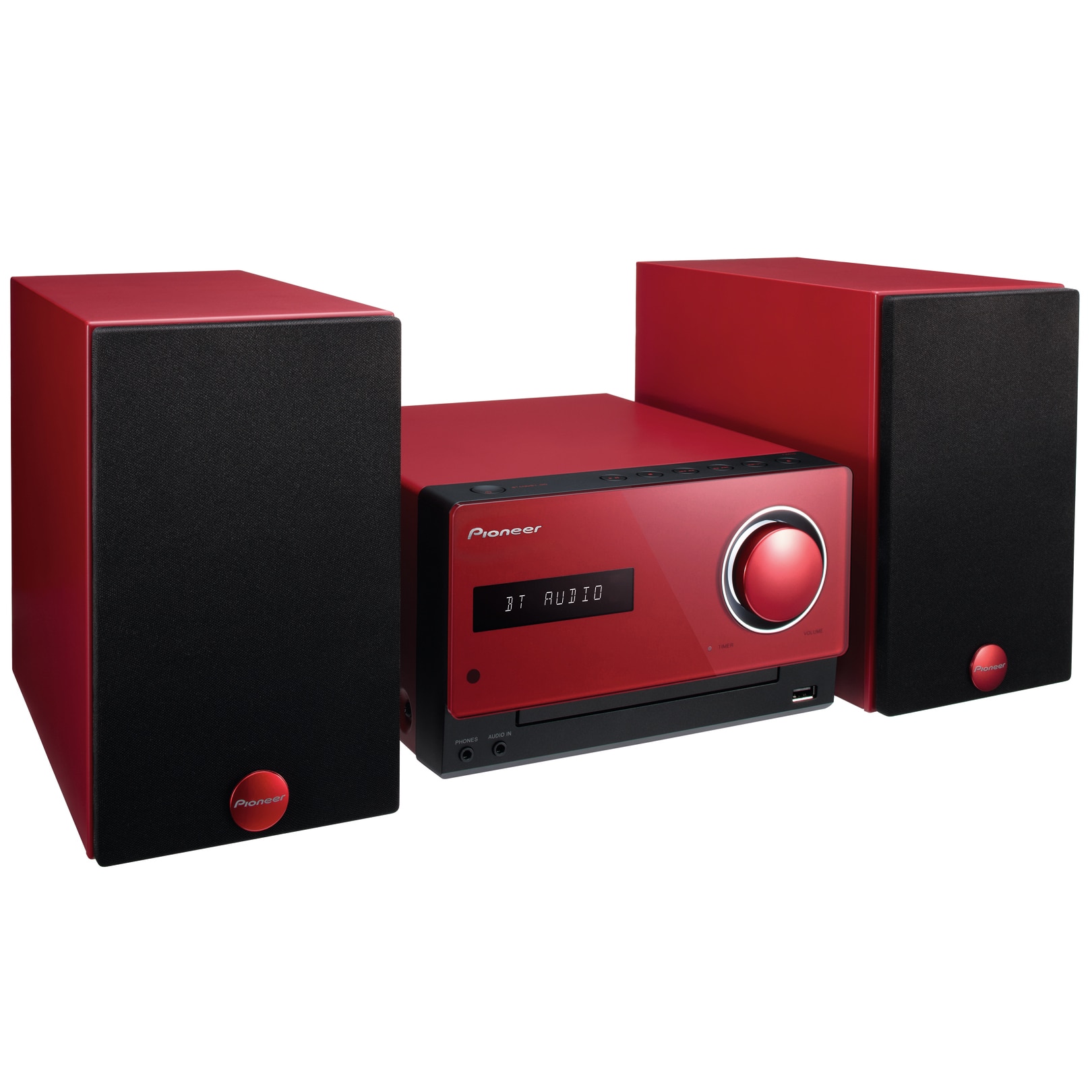 Minisistem audio Pioneer X-CM32BT-R, CD Player, tuner FM, USB