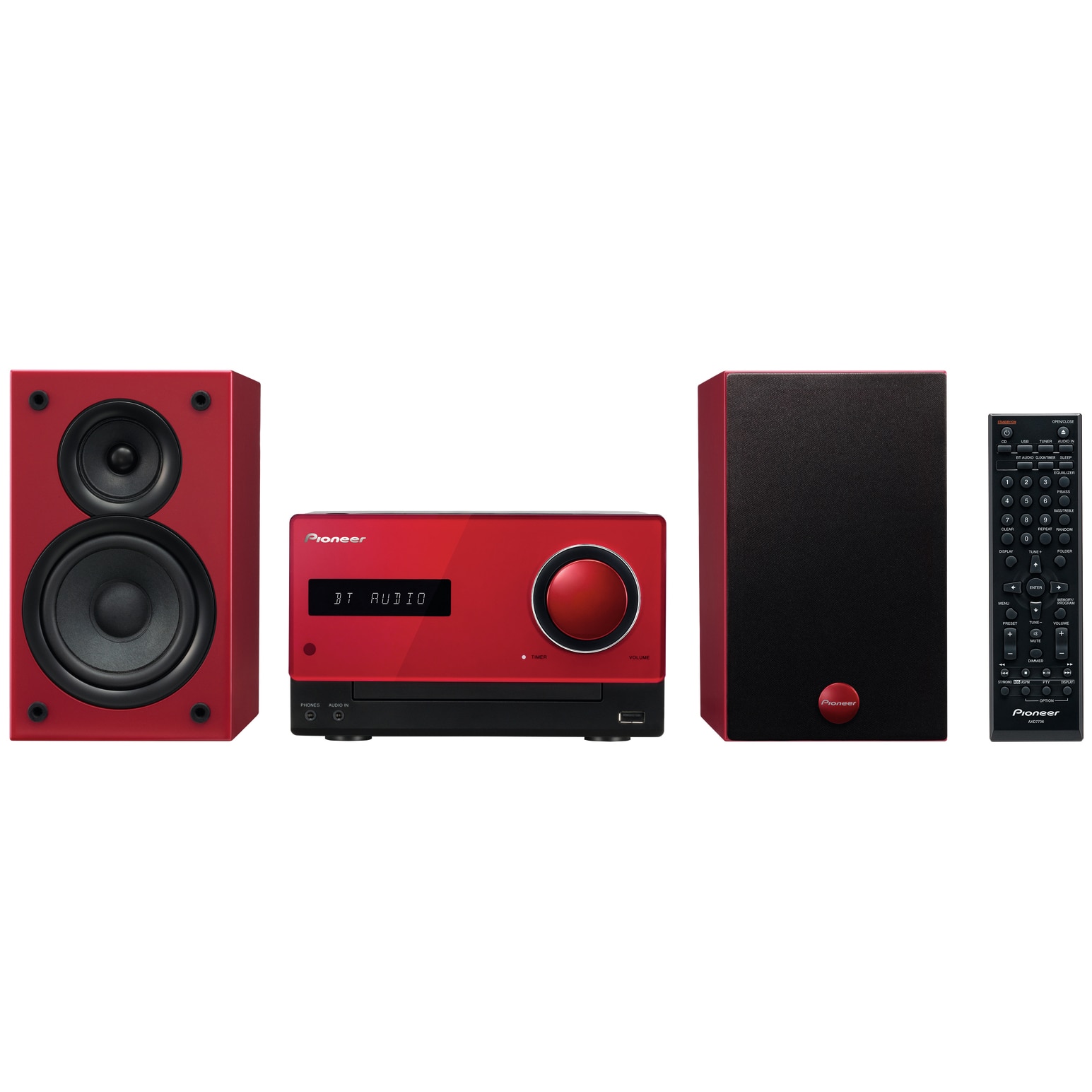 Minisistem audio Pioneer X-CM32BT-R, CD Player, tuner FM, USB