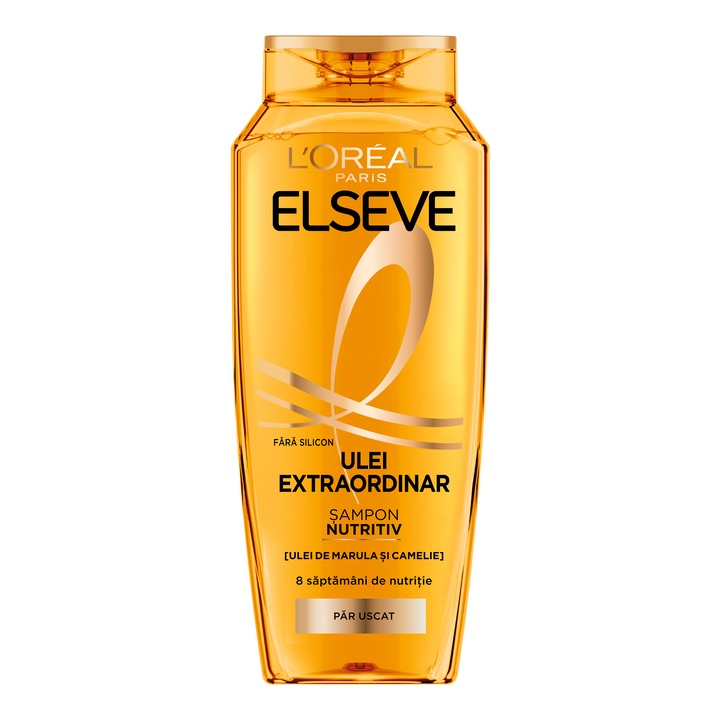 Шампоан L'Oreal Elseve Extraordinary Oil с масло от цветя за суха коса, 250 мл