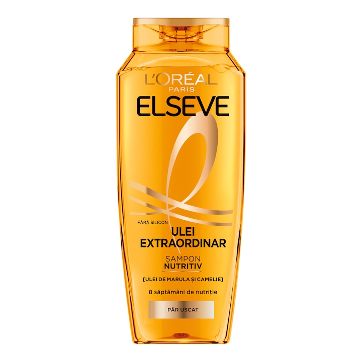 Шампоан L'Oreal Elseve Extraordinary Oil с масло от цветя за суха коса, 250 мл