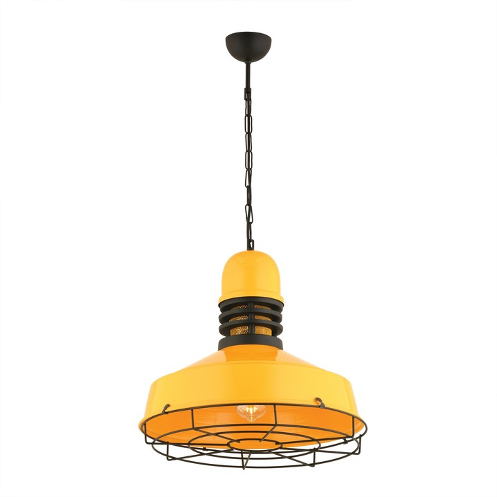 Пендел Opviq, Rylie, Регулируема височина 46-146 см, Размери на основата 9.5x5 см, Метал, Жълт